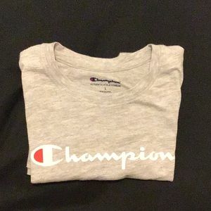 Girls Grey champion tee